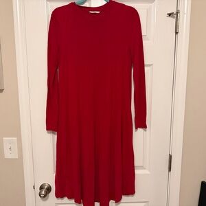 Reborn Vibrant Red Dress Shift Swing medium